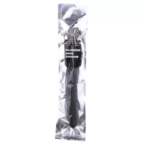 ALL BLACK – 27 cm-es felfújható szilikon anál vibrátor