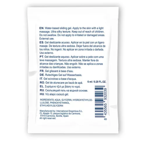 Waterfeel – semleges vízbázisú síkosító gél 6 ml