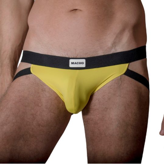 MACHO MX22A – stílusos sárga kabát S/M méretben