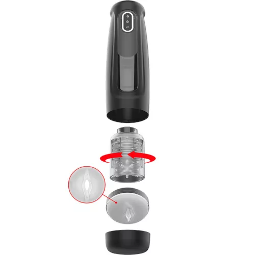 JAMYJOB Tornado 360 – újratölthető vibráló maszturbátor