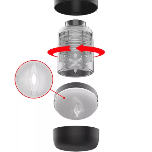 JAMYJOB Tornado 360 – újratölthető vibráló maszturbátor