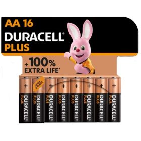 Duracell Plus Power – 100 prémium AA alkáli elem