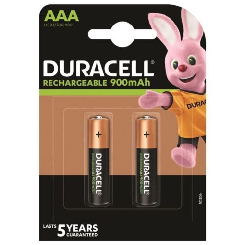 Duracell - Újratölthető AAA elem 900mAh (2 db)
