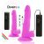 DIVERSIA – rugalmas, vibráló dildó lila 18 cm