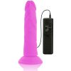 DIVERSIA – rugalmas vibro-dildó 23 cm, lila