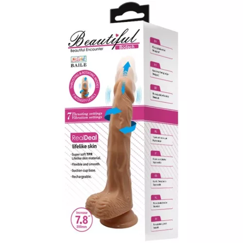 BAILE – vibráló és forgó prémium vibrátor 20 cm