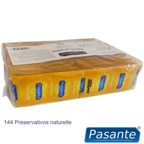 Pasante – prémium természetes óvszer 144 db-os csomagban