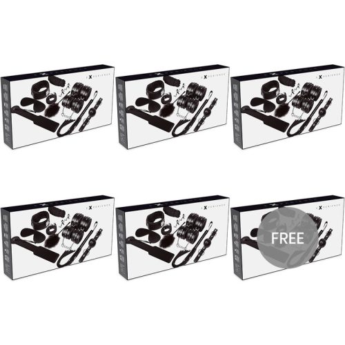 EXPERIENCE - prémium BDSM szett fekete sorozat 5+1 ajándék