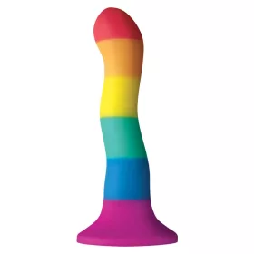 PRIDE – szivárványos dildó 17 cm érzéki élvezethez