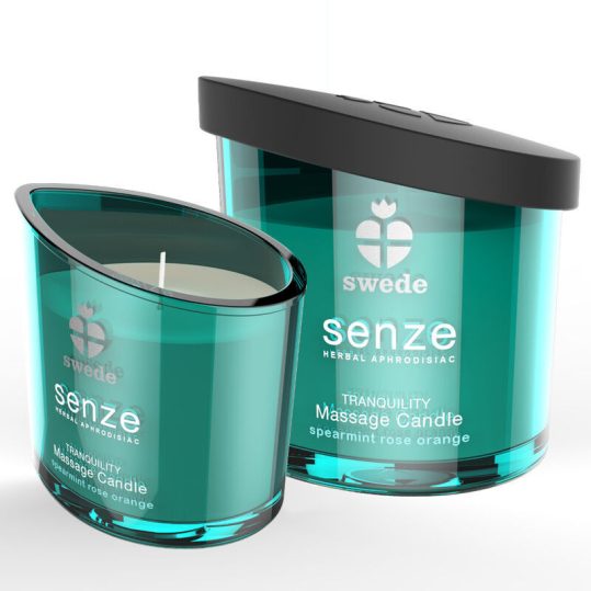 SWEDE Senze – nyugtató masszázsgyertya (borsmenta, rózsa, narancs)