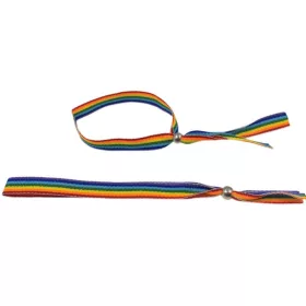 PRIDE - ezüst golyós karkötő LGBT színekben