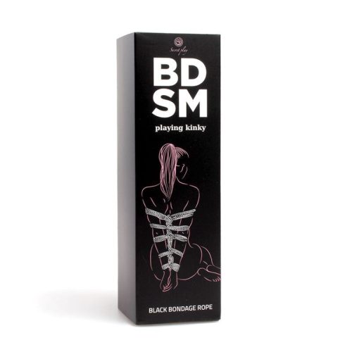 SECRETPLAY - fekete kötél BDSM gyűjtemény