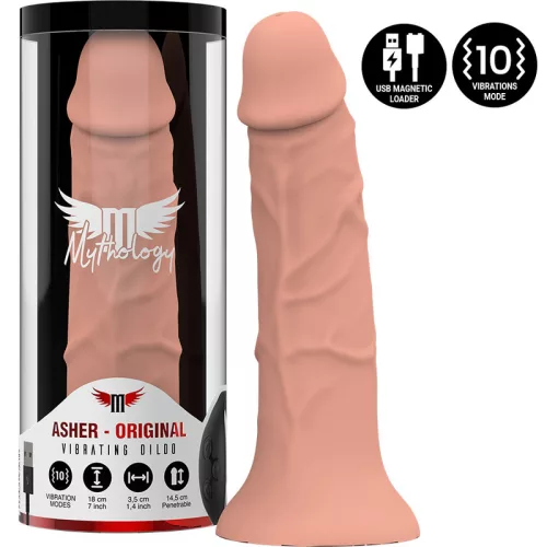 MYTHOLOGY - ASHER ORIGINAL DILDO S – okos vibrátor WatchME-hoz