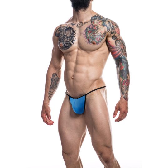 CUT4MEN - elegáns férfi brieftanga királykék színben