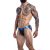 CUT4MEN – prémium jockstrap kék műbőrből, XL méret