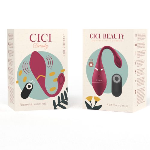 CICI BEAUTY – prémium szilikon tojás vibrátor távirányítóval