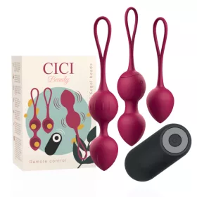  CICI BEAUTY – prémium szilikon 3 vibráló Kegel golyó távirányítóval