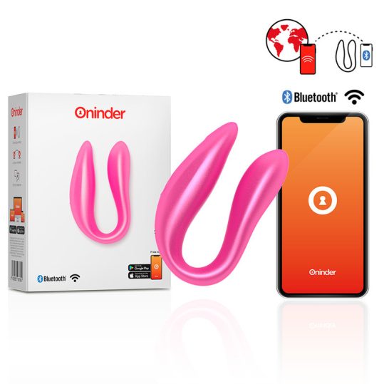 ONINDER Lisboa Pink – G-pontos és csiklóizgató prémium maszturbátor