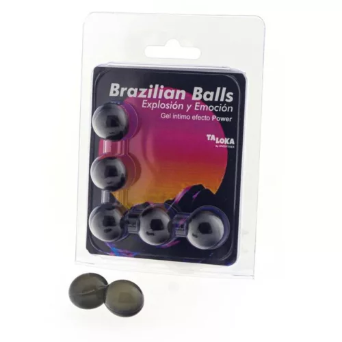 TALOKA – 5 brazil golyós izgató zselé prémium hatással