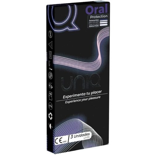 UNIQ - prémium latexmentes óvszerek (3 db)