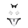 PASSION 036 SLIP ALFROJO BLACK – érzéki fekete alsónemű L/XL