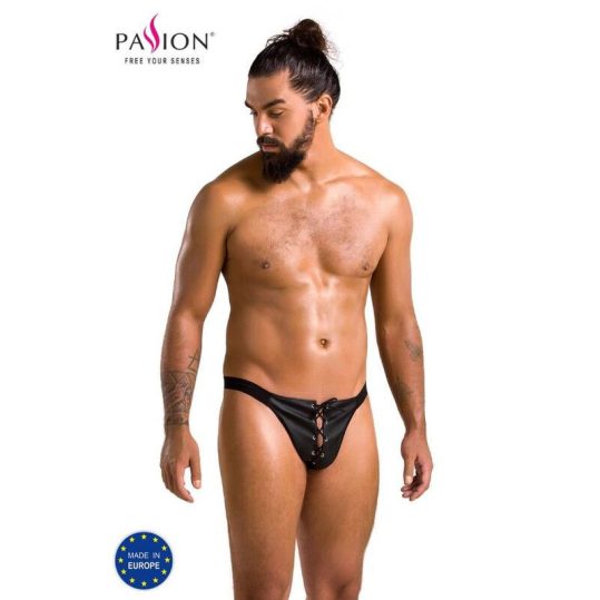 PASSION - érzéki fekete slip S/M méretben