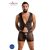PASSION 053 William – prémium fekete férfi intim szett L/XL