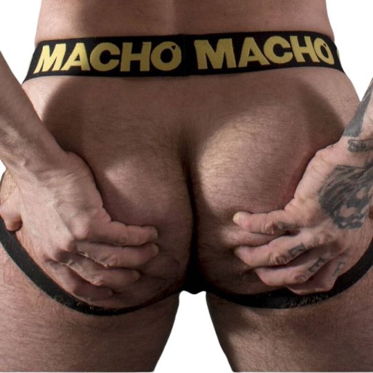 MACHO MX25AC – sárga bőr fehérnemű XL méretben