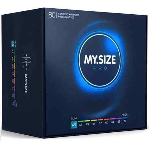 MY SIZE – prémium 45 mm-es óvszer 80 darabos kiszerelésben