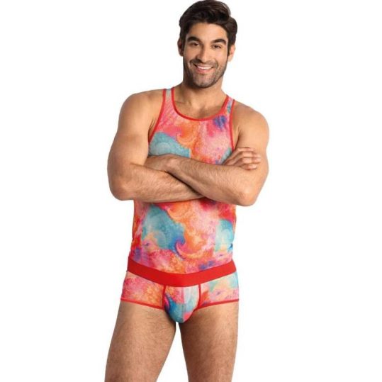 ANAIS MEN – prémium fekete falcon top férfi fehérnemű