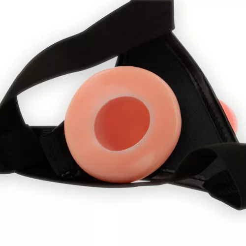 INTENSE – üreges heveder dildo-val, 18 x 3.5 cm