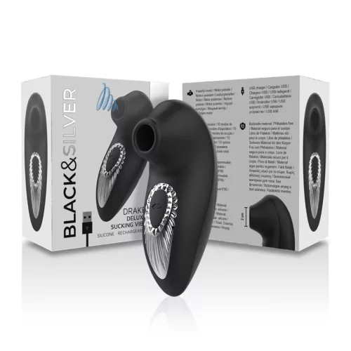 BLACK&SILVER - Drake Deluxe – újratölthető szilikon szopogató
