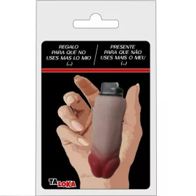   TALOKA – fantázia öngyújtó hús színű pénisz formában
