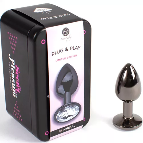 SECRETPLAY – prémium gúnyműanyag kisméretű análplug 7 cm