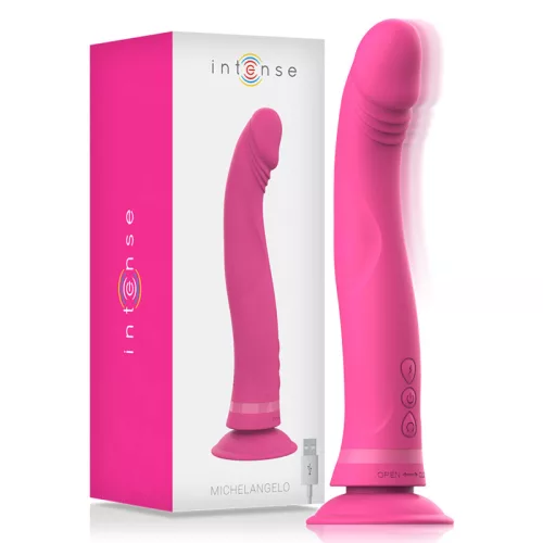 INTENSE - Michelangelo Pink - prémium szilikon vibrátor dildó