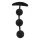 BLACK&SILVER - Harry – szilikon anális gyöngyökkel, 14 cm