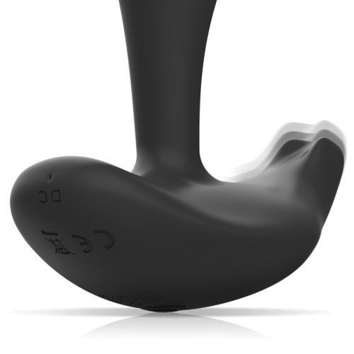 BLACK&SILVER - Dwayne – szilikon távirányítós anális plug