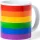 PRIDE – egyedi LGBT zászlós bögre kraft dobozban