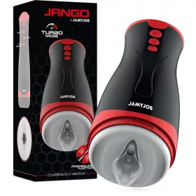   JAMYJOB JANGO – vibráló maszturbátor extra kompresszióval