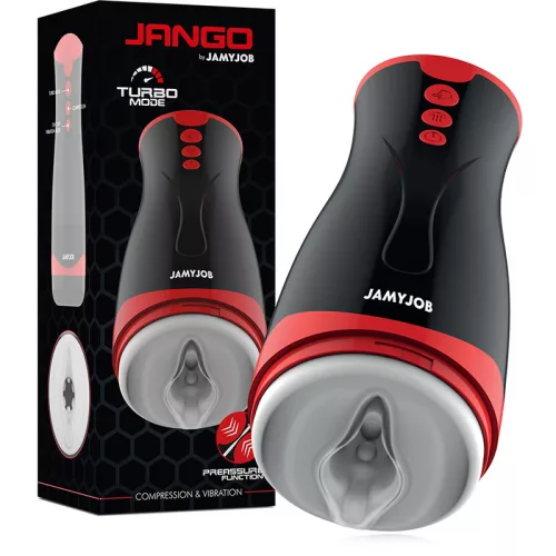JAMYJOB JANGO – vibráló maszturbátor extra kompresszióval