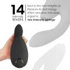 Womanizer Vibrátor Kettős stimuláció, G-pont, 14 intenzitás, 10 rezgésminta Fekete Waterproof