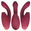 Womanizer Vibrátor Kettős stimuláció, G-pont, 14 intenzitás, 10 rezgésminta Bordeaux