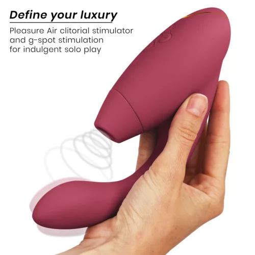 Womanizer Vibrátor Kettős stimuláció, G-pont, 14 intenzitás, 10 rezgésminta Bordeaux