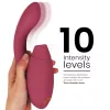 Womanizer Vibrátor Kettős stimuláció, G-pont, 14 intenzitás, 10 rezgésminta Bordeaux