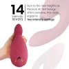 Womanizer Vibrátor Kettős stimuláció, G-pont, 14 intenzitás, 10 rezgésminta Bordeaux