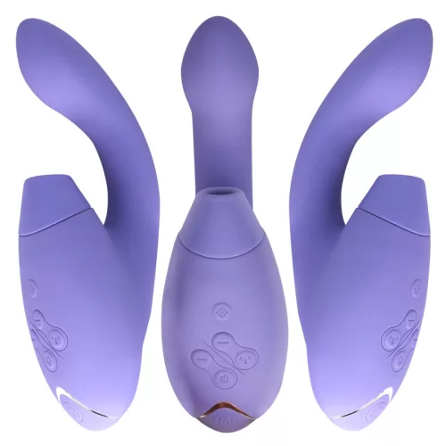 Womanizer Vibrátor Kettős stimuláció, G-pont, 14 fokozat, 10 mód Lila