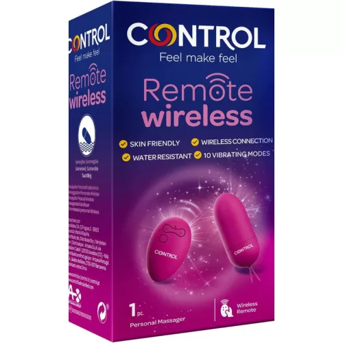 CONTROL – vezeték nélküli, távirányítós intim masszírozó