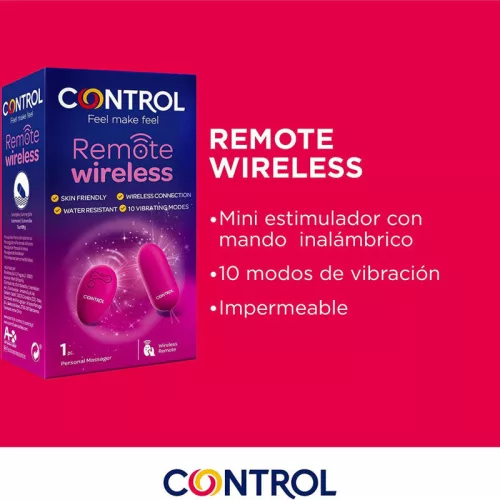CONTROL – vezeték nélküli, távirányítós intim masszírozó