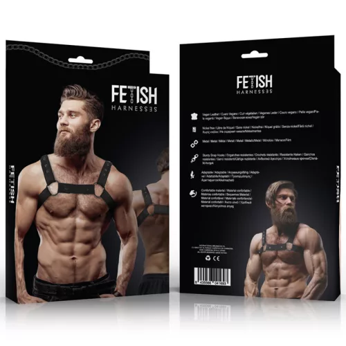Fetish Submissive – állítható neoprén sportmellény férfiaknak