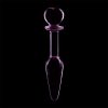 Ibiza Nebula Series – üveg anál Plug, 13,5 cm rózsaszín